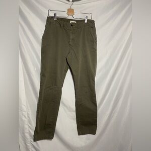 Taylor Stitch 100% Cotton Foundation Men's Khaki Green Chinos
